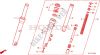 FOURCHE pour Honda SH 125 R, REAR DRUM BRAKE, TOP BOX 2010