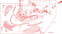 FEUX ARRIERE pour Honda SH 300 SPC 2008