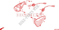 CLIGNOTANT pour Honda XL 1000 VARADERO ABS YELLOW 2008 2009