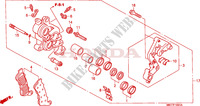ETRIER DE FREIN AVANT(D.) (XL1000VA) pour Honda XL 1000 VARADERO ABS RED 2009