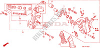 ETRIER DE FREIN AVANT(G.) pour Honda XL 1000 VARADERO ABS RED 2009