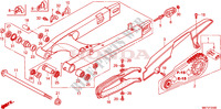 BRAS OSCILLANT pour Honda XL 1000 VARADERO ABS 2011