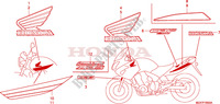 AUTOCOLLANTS pour Honda CBF 600 FAIRING ABS 2008