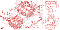CARTER MOTEUR (CBF600S8/SA8/N8/NA8) pour Honda CBF 600 NAKED ABS 34HP 2008