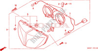 PROJECTEUR(CBF600S/SA) pour Honda CBF 600 FAIRING ABS 2008