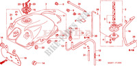 RESERVOIR A CARBURANT (CBF600S6/SA6) pour Honda CBF 600 CARENEE ABS 34HP 2007