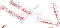 ARBRE A CAMES   SOUPAPE pour Honda CBF 600 NAKED ABS 34CV 2009