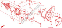 POMPE A EAU pour Honda CBF 600 NAKED ABS 34CV 2009