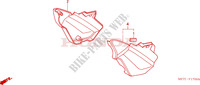 COUVERCLES LATERAUX pour Honda CBF 500 ABS 34HP 2005
