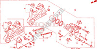 ETRIER DE FREIN ARRIERE pour Honda CBF 500 ABS 34HP 2004