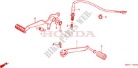 SELECTEUR   PEDALE DE FREIN pour Honda CBF 500 ABS 34HP 2005