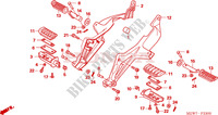 REPOSE PIED pour Honda DEAUVILLE 700 ABS 2010