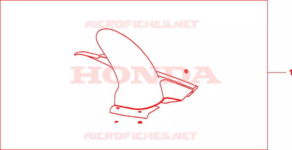 LECHE ROUE ARRIERE Honda MOTO 1000 CBF 2008  CBF1000A8