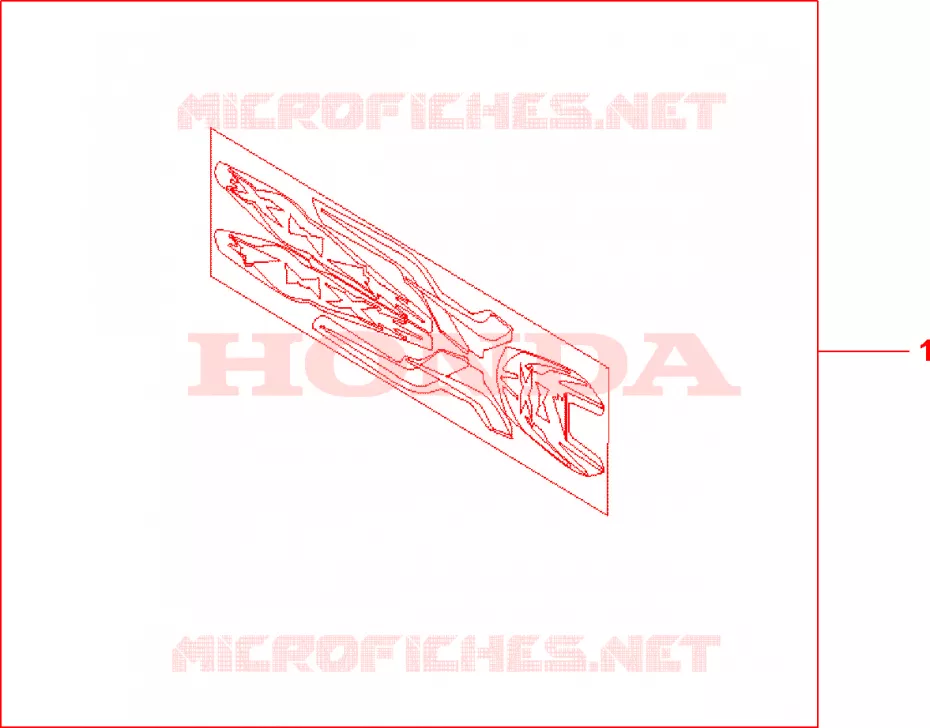 KIT DECO Honda MOTO 650 FMX 2005  FMX6505_F