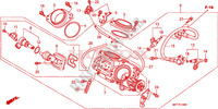 CORPS DE PAPILLON pour Honda TRANSALP 700 ABS WHITE 2009
