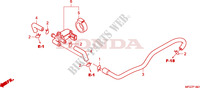 COMMANDE INJECTION D'AIR SOUPAPE pour Honda CB 600 F HORNET STRIPES 2009