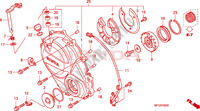CARTER MOTEUR DROIT pour Honda CB 600 F HORNET RAYURES 34HP 2010