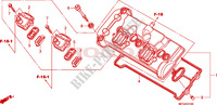 COUVRE CULASSE pour Honda CB 600 F HORNET ABS 34HP 2010