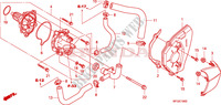 POMPE A EAU pour Honda CB 600 F HORNET RAYURES 2010