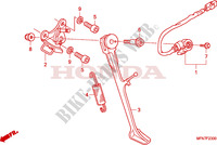 BEQUILLE pour Honda CB 1000 R ABS TRICOLOR 2011