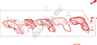 COMPTEUR pour Honda CB 1000 R BLANC, NOIR 2011