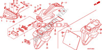 FEU ARRIERE pour Honda CB 1000 R ABS TRICOLORE 2011