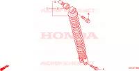 AMORTISSEUR ARRIERE pour Honda 50 TODAY 2007