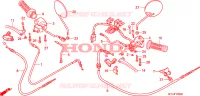 LEVIER DE GUIDON   CABLE   COMMODO pour Honda 50 TODAY 2007