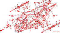 CADRE pour Honda TRX 250 FOURTRAX RECON Standard 2009