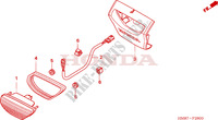 FEU ARRIERE pour Honda TRX 250 FOURTRAX RECON Standard 2007