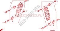 AMORTISSEUR AVANT pour Honda TRX 250 FOURTRAX RECON Standard 2011