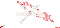 ARBRE DE ROUE  pour Honda TRX 250 FOURTRAX RECON Standard 2011