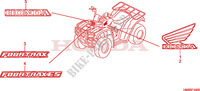 AUTOCOLLANTS pour Honda TRX 250 FOURTRAX RECON Standard 2011