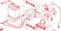 BATTERIE pour Honda TRX 250 FOURTRAX RECON Standard 2011