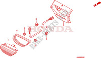 FEU ARRIERE pour Honda TRX 250 FOURTRAX RECON Standard 2011