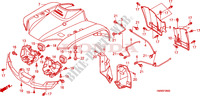 GARDE BOUE AVANT pour Honda TRX 250 FOURTRAX RECON Standard 2010