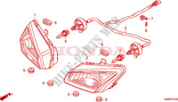 PHARE pour Honda TRX 250 FOURTRAX RECON Standard 2010