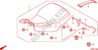 SELLE pour Honda TRX 250 FOURTRAX RECON Standard 2010