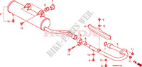 SILENCIEUX D'ECHAPPEMENT pour Honda TRX 250 FOURTRAX RECON Standard 2011