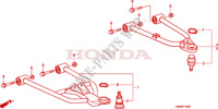 TRIANGLES AVANT pour Honda TRX 250 FOURTRAX RECON Standard 2010