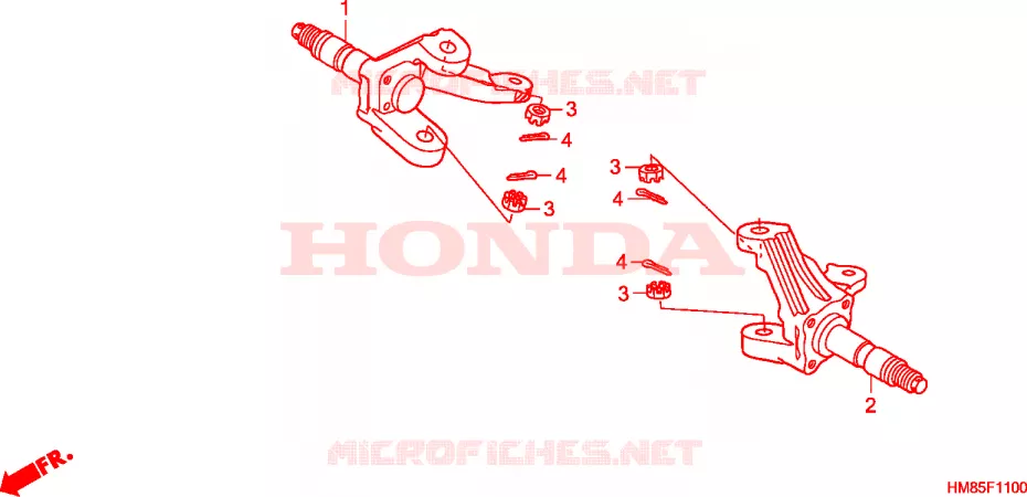 ARBRE DE ROUE  Honda ATV 250 FOURTRAX 2011  TRX250TMB