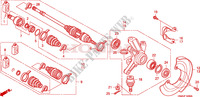 ARBRE DE ROUE  pour Honda FOURTRAX 500 FOREMAN RUBICON Hydrostatic 2011