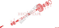 ARBRE DE SORTIE pour Honda FOURTRAX 500 FOREMAN RUBICON Hydrostatic 2011