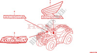 AUTOCOLLANTS pour Honda FOURTRAX 500 FOREMAN RUBICON Hydrostatic 2009
