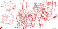 CARTER MOTEUR pour Honda FOURTRAX 500 FOREMAN RUBICON Hydrostatic 2011