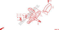 ARBRE DE ROUE  pour Honda TRX SPORTRAX 250 X 2009