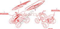 AUTOCOLLANTS pour Honda TRX SPORTRAX 250 X 2009