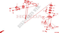 ARBRE DE DIRECTION pour Honda FOURTRAX 500 FOREMAN 4X4 RED 2012