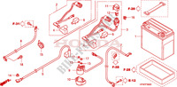 BATTERIE pour Honda FOURTRAX 420 RANCHER 4X4 Manual Shift 2010