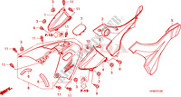 CARENAGE ARRIERE pour Honda FOURTRAX 420 RANCHER 4X4 PS RED 2010